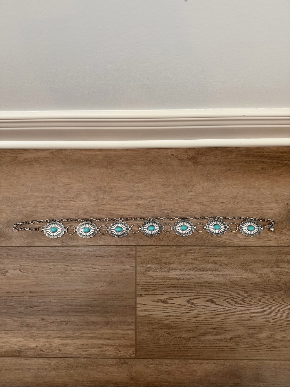 Turquoise Gem Pendant Belt